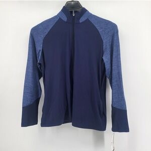 Grand Slam Performance Mens Large golf 1/4 zip Stretch Water Repellent Sun UPF50